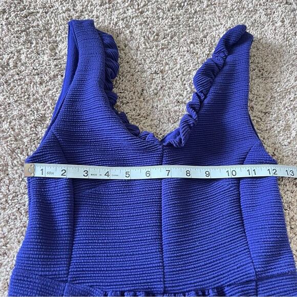 Anthro | Maeve Purple Ottoman Ribbed Sheath Dress - Picture 12 of 16